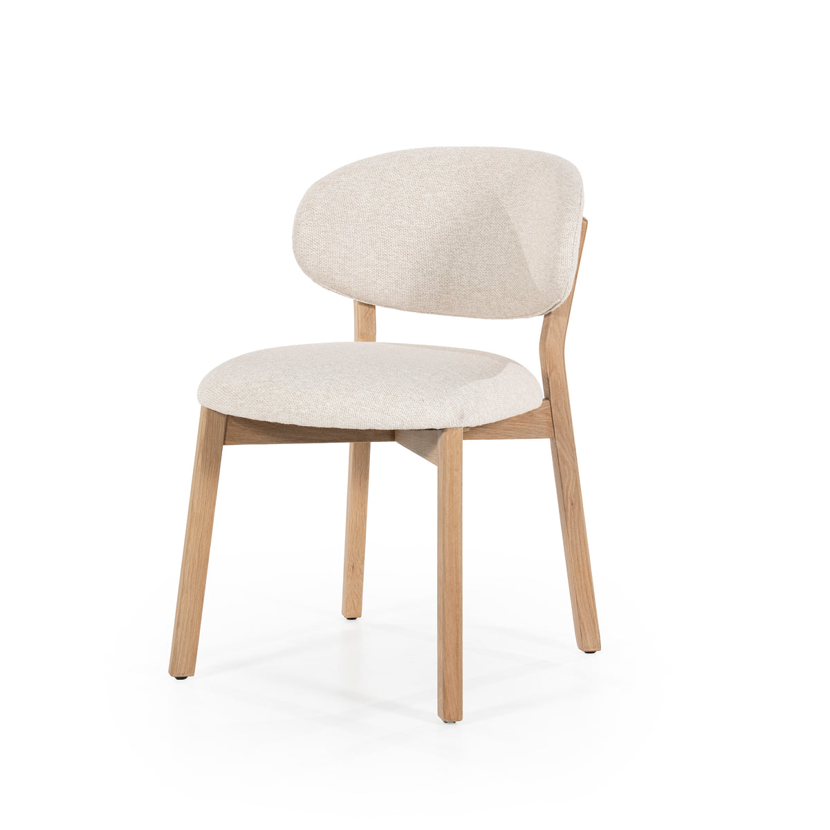 Eetkamerstoel Mikky naturel - beige Moon