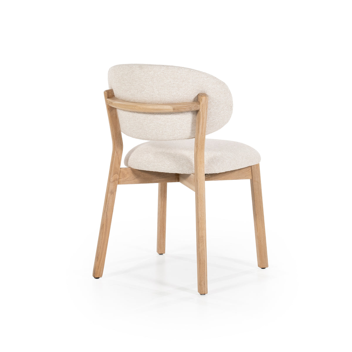 Eetkamerstoel Mikky naturel - beige Moon