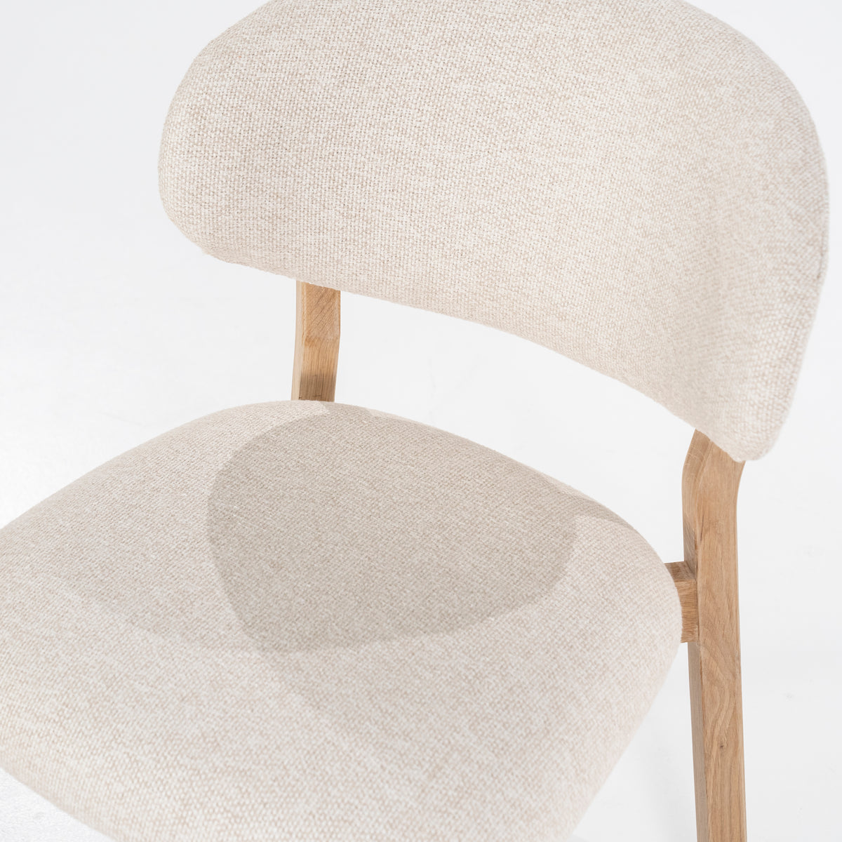 Eetkamerstoel Mikky naturel - beige Moon