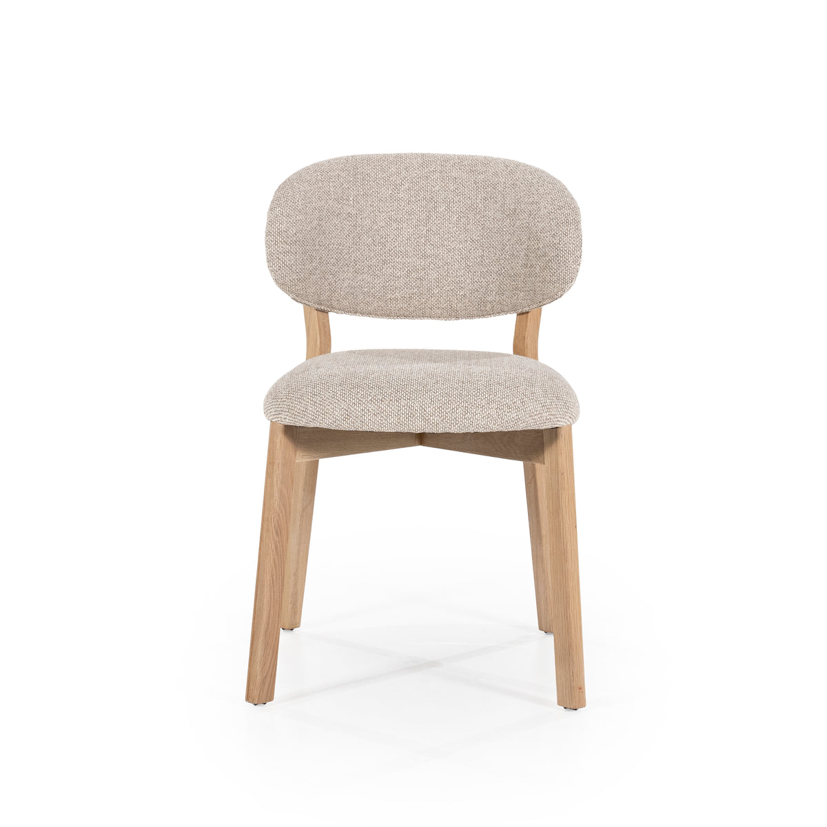 Eetkamerstoel Mikky naturel - taupe Moon